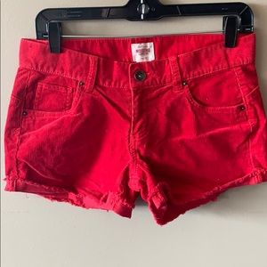 Corduroy Jean Shorts